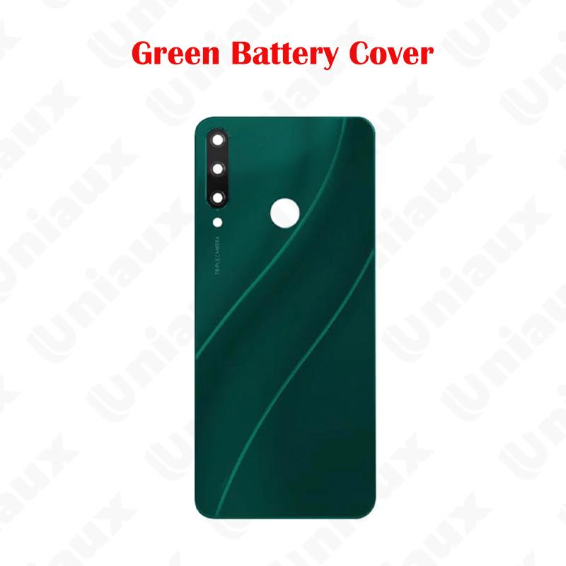 New For Huawei Y6P 2020 MED-LX9 Back Battery Cover Housing With Camera Lens Side Button For Huawei Y6P Battery