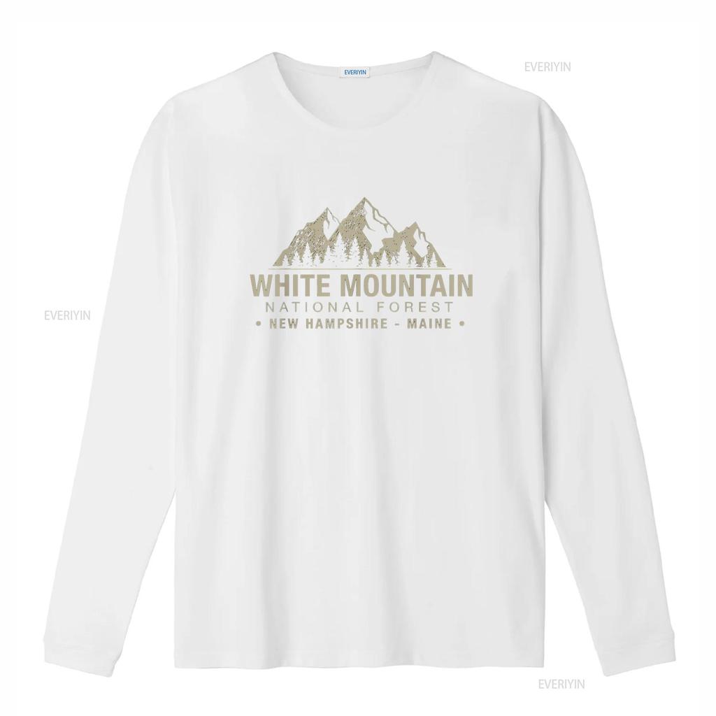 White Mountain National Forest New Hampshire Maine T Shirt vintage Washed Unisex Stylish Top For Everyday Wear homme Casual