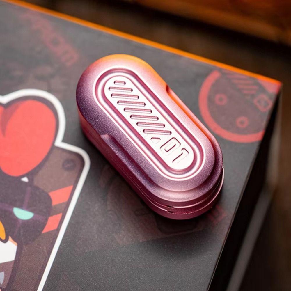 Smooth Surface Fidget Slider Three-layer Magnetic Slider Creative Metal Fidget Toys  Office Home