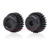 1pcs 18T-27T 1.25M Step Spur Gear 1.25 Mod 18/19/20/21/22/23/24/25/26/27 Teeth 45# Steel Motor Gear Cylindrical Gear Bore 4-17mm
