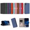 Classic Solid Color Magnet Wallet Luxury Leather Flip Phone Case For Coque iPhone X Xs Max XR 6 7 8 Plus Phone Back Cover Funda