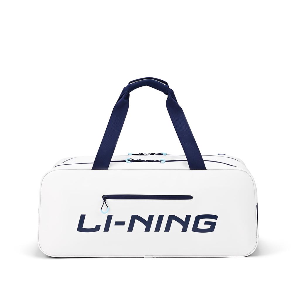 Li Ning Polyester Handbag Regular Unisex White/Blue Color ABLW037-2