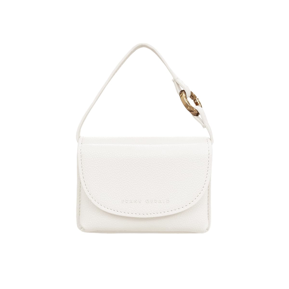 

картка-аксесуар ключ-картка IC для жінок та чоловіків [FRANK GERALD] Сумочка, маленька, чохол, двосторонній, компактний, багатофункціональний, через плече, чохол, для зберігання, чохол, білий