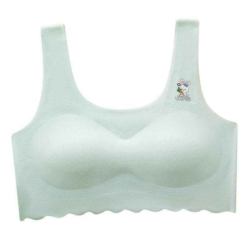 Nahtloses Trainings-Bustier für Teenager-Mädchen, dünnes Camisole-Westchen zur Pubertätsentwicklung, Anti-Exposure-Minimizer für Mittelschülerinnen