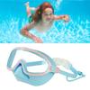 Kids Swim Goggles Anti-Leak Snork Face Guard with Nose Cover And Elastic Strap Anti-Fog UV Protection Swimming Goggles for Boys Girls Ages 3-15
