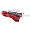 12/24V Kupfersteckdose Stecker Verbinder Verlängerungskabel Stecker Auto Zigarettenanzünderkabel Mit Ein/Aus-Schalter Für Automobilumbau DC