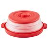 Collapsible Microwave Food Cover and Cushion BPA Free Heat Resistant Microwave Splatter Cover Multifuction Kitchen Gadget