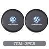 HAT1 2PCS PU Car Water Cup Pad Coaster Rubber Mat Bottle Holder for Volkswagen Golf 4 mk5 Passat b8 b5 VW Sharan Polo 6R Tiguan Rline