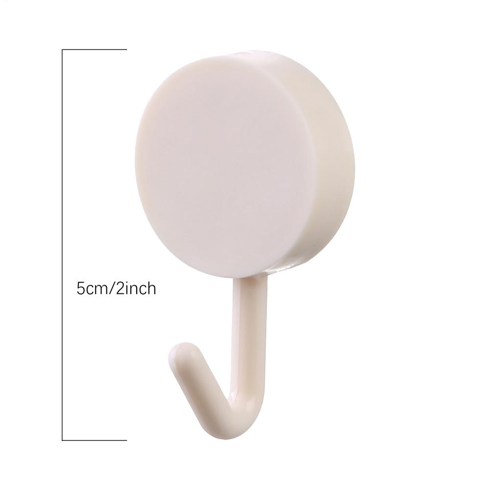 5pcs Self-adhesive Wall Mounted Hooks No Need To Drill Bathroom Door Kitchen Towel Hanger Hooks Home Storage Accessories