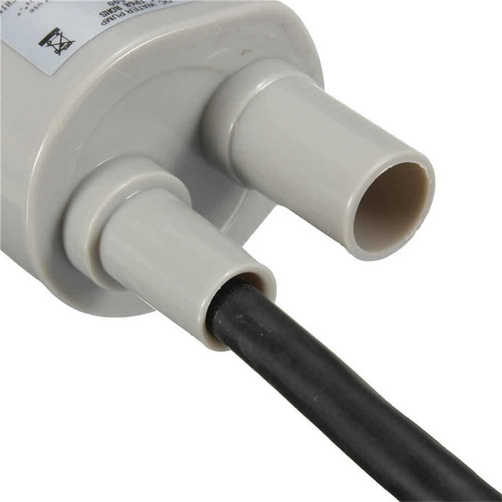 Înaltă calitate 12V DC 1.2A 5M 600L/H pentru acvariu solar Pompă de apă cu micromotor submersibil cu trei fire