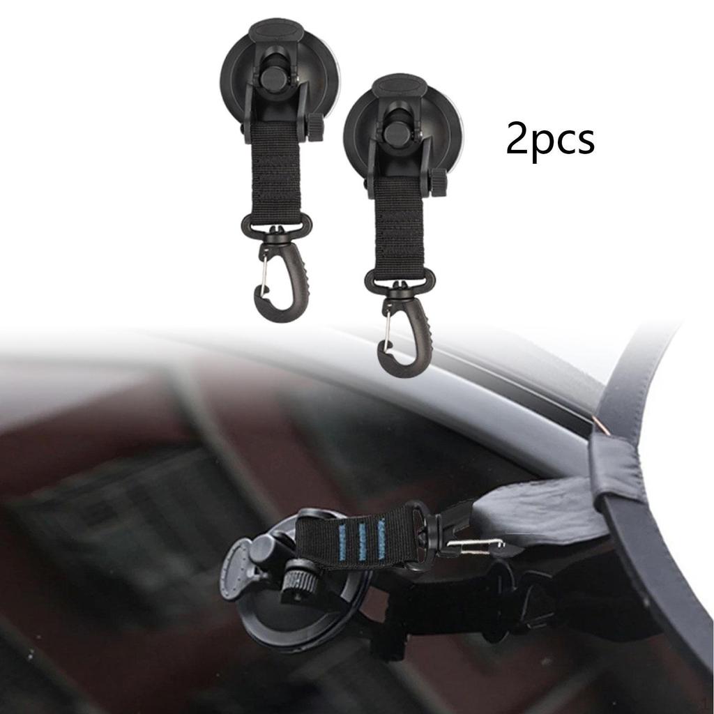 Pack of Rotating Suction Cups for Tent Anchoring