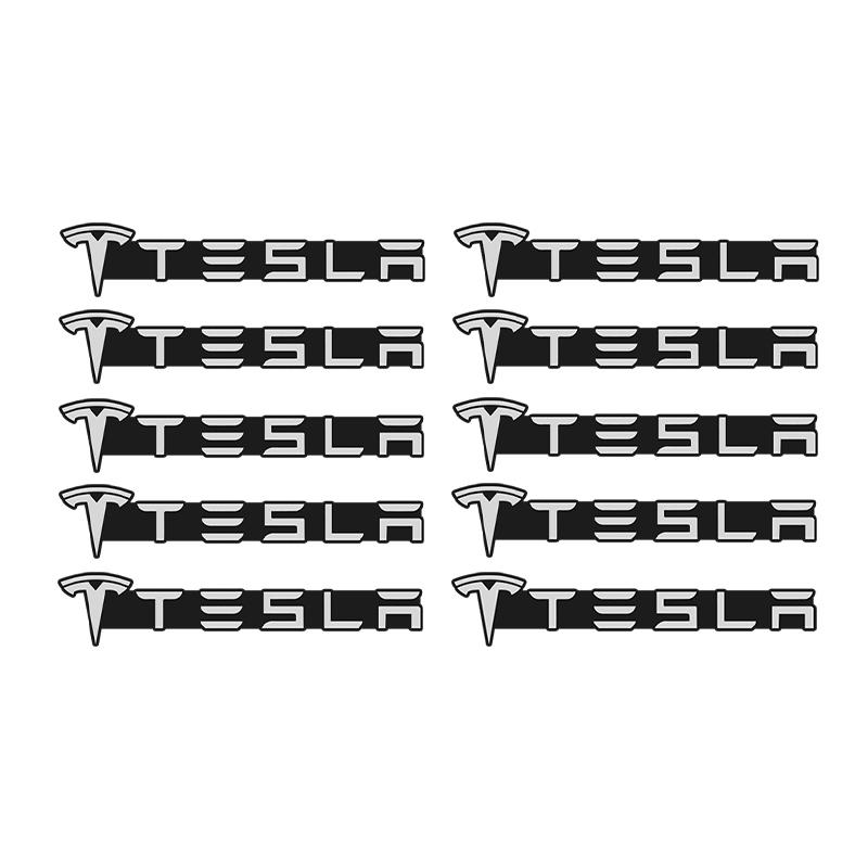 Auto Audio Aluminium Lautsprecher Stereo Aufkleber Auto Zubehör Hülle Für Tesla Model 3 Y Coil S X Bonina Spielzeug Cybertruck Roadster