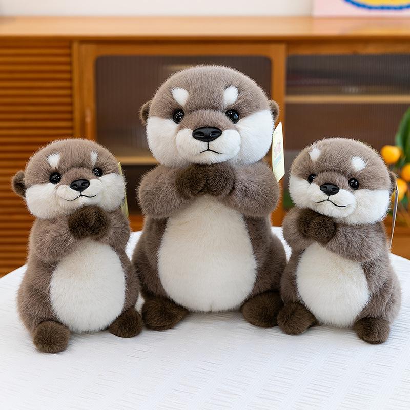 Adorable Otter Plush Toy Pendant – Cute Marmot Figurine Ornament Gift