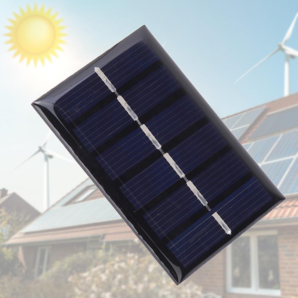 3Pcs 100MA 0.3W Polysilicon Solar Panel Charging Power Board Charger for Small Power Appliances 65x48MM