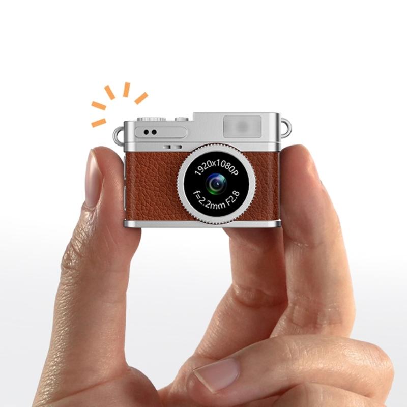 Compact Vintage Digital Camera For Travel 1080P 30FPS Recording Lightweight Design Built In 180mAh Battery Easy Operation