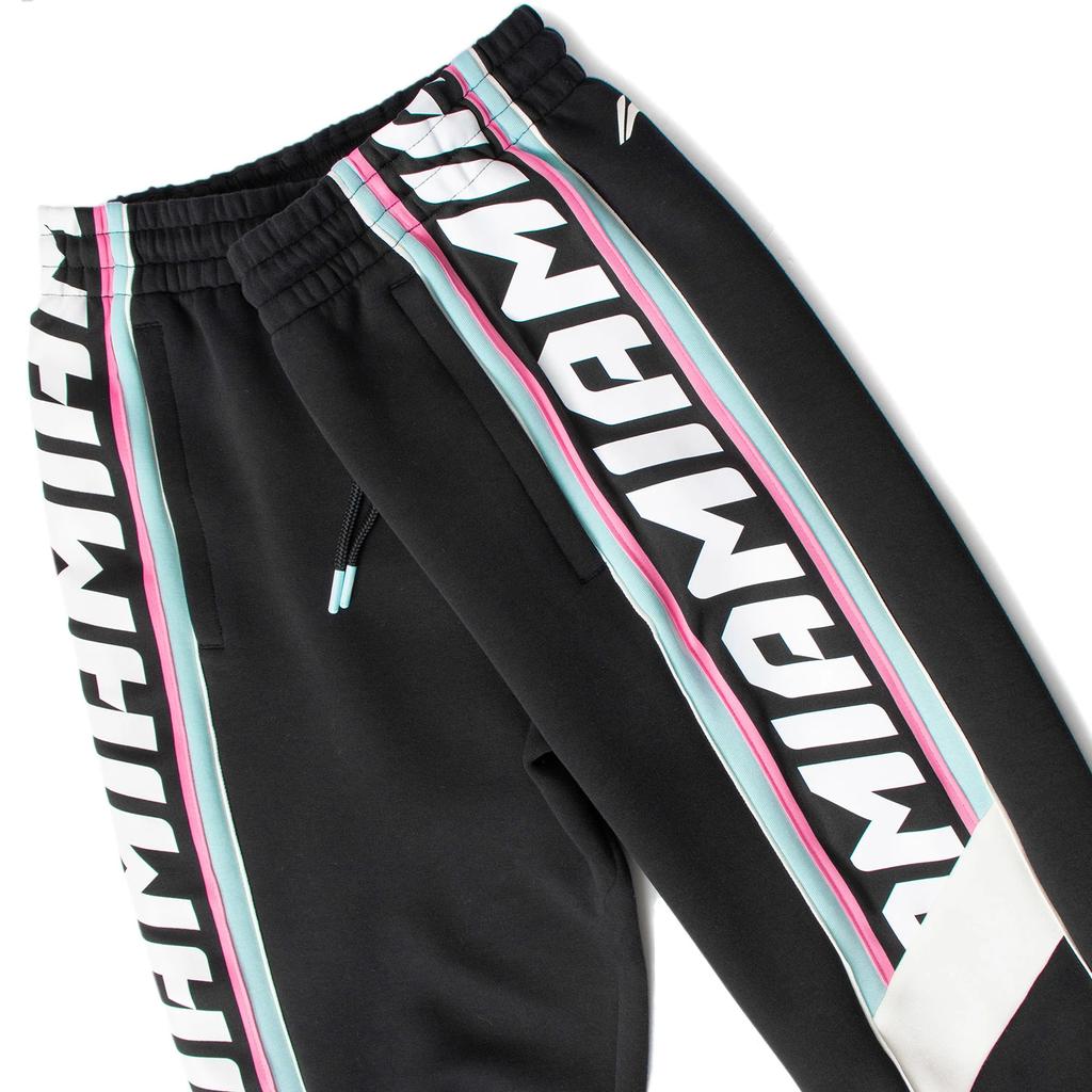 Li Ning Sports Série Basketball Imprimé Lettres Pantalon de Sport Jambe Droite Homme Bas Noir AKLR943-2