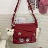 Japanese Ba Chi Pain Bag Ins Wind Large Capacity Crossbody Bag Female Student Cute Mailman Bag Second Dimensional Shoulder Bag Tide
