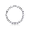 Huitan Delicate Women Ring Inlaid Shiny Round Cubic Zirconia for Party Daily Female Accessories Fashion Wedding Chic Jewelry