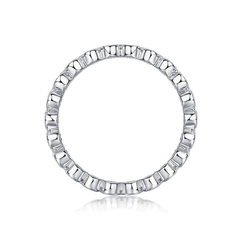 Huitan Delicate Women Ring Inlaid Shiny Round Cubic Zirconia for Party Daily Female Accessories Fashion Wedding Chic Jewelry