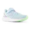 New Balance Fresh Foam Arishi V4 Bungee Lace Top Strap Little Kid Blue Lilac Glow Kids Sneakers Green-Aura PAARIBL4