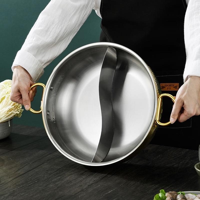 Chef Yi Qi Stainless Steel Mandarin Duck Hot Pot