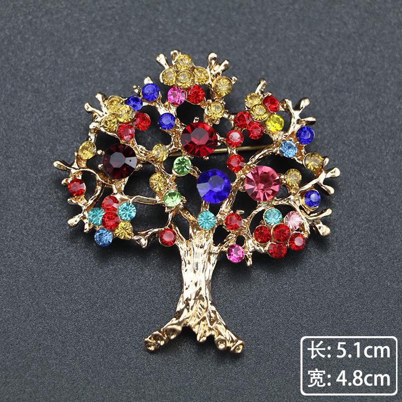 Christmas Brooch High-End Dripping Snowflake Bell Alloy Brooch Pin Accessories Christmas Brooch