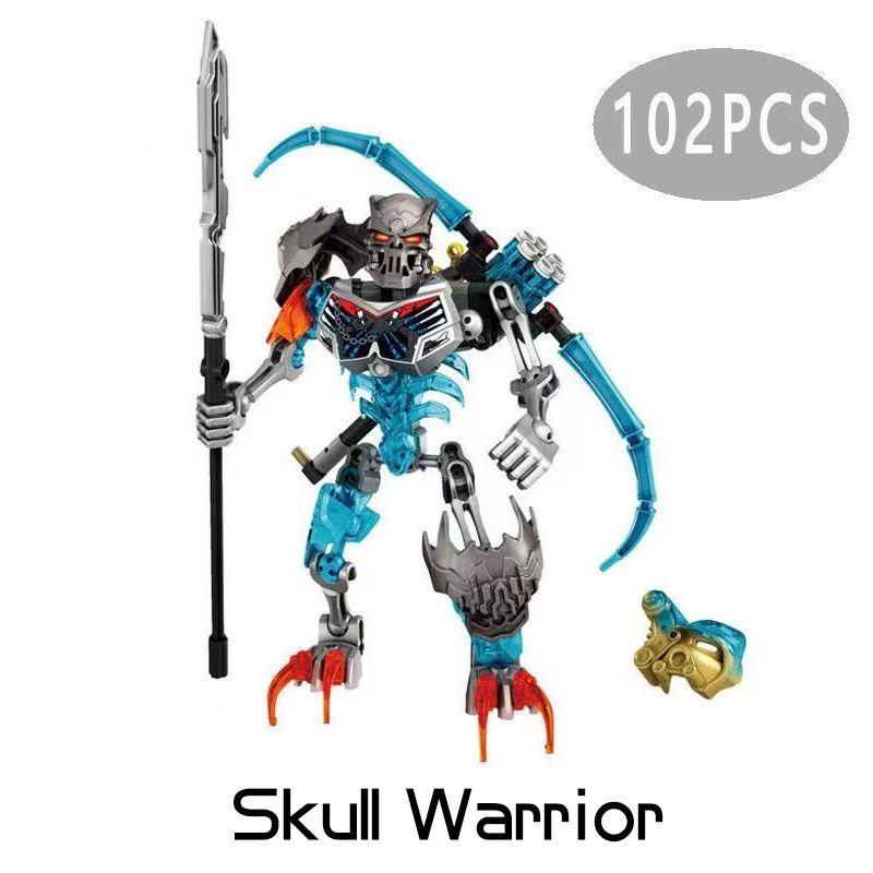 DIY Biochemical Warrior Master Domestic Building Blocks Skeleton Spider King Mech Assembly Combination toys for children gifts