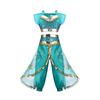 Girls Cosplay Frozen Elsa Anna Dress Children Rapunzel Jasmine Mermaid Princess Carnival Kids Pageant Disguise Costume