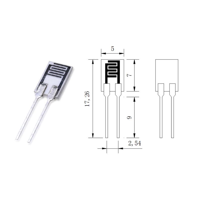 Replaced Humidity Sensor Moisture Sensitive Resistor HIS-06 Humidity Sensitive Resistance Dehumidifier HRS-06