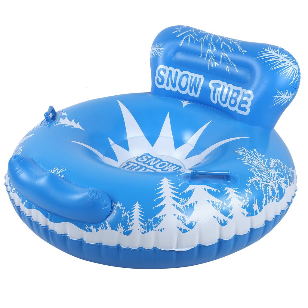 Winter Outdoor Inflatable Ski Rings Toy Floated Skiing Board Accessories for Children Adults