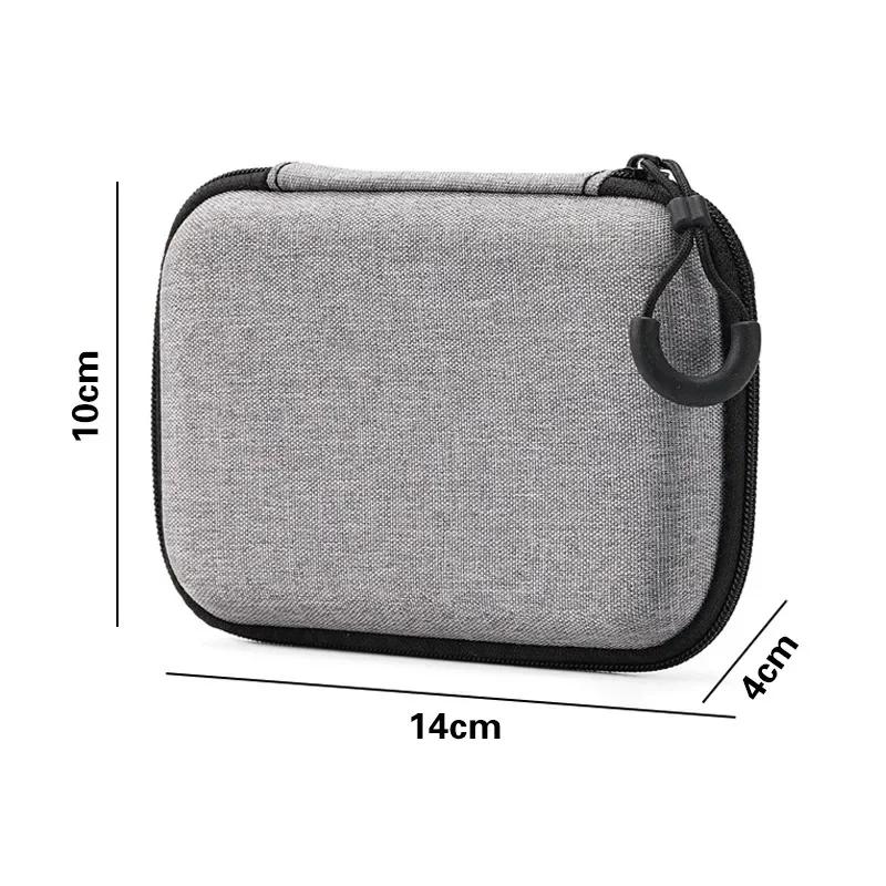 EVA Hard Drive Case Headphone Cable Organizer Power Bank Storage Box Digital Accessories Carrying Pouch for Electronic Devices
