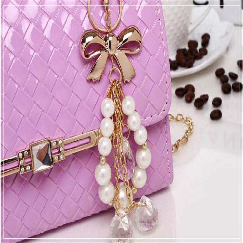 Damentasche, modische Lingge-Kette, Handtasche, kleine quadratische Tasche, One-Shoulder-Crossbody-Tasche