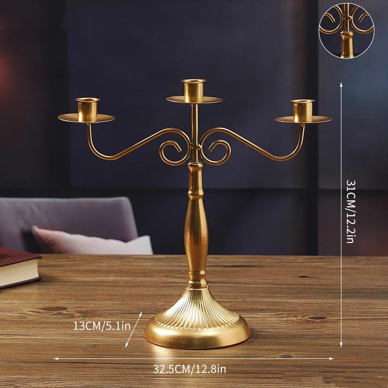 Nordic Romantic Candle Holder For Dinner Table Decorations Modern Minimalist Luxury Home Décor Elegant Candle Stand For Candlelight Dinner
