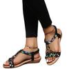 Fashion Shoes Female 2025 Hot Sale Wedge Women's Sandals Summer Casual Sandals Women Fashion Mixed Color Bohemian Shoes Ladies Sandalias