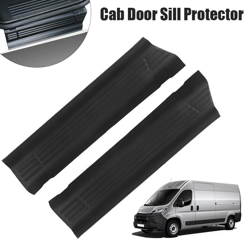 Car Left Right Door Sill Protector Cab Threshold Protection Strip For Peugeot Boxer 2007 2008 2009- Motorhome Campervan