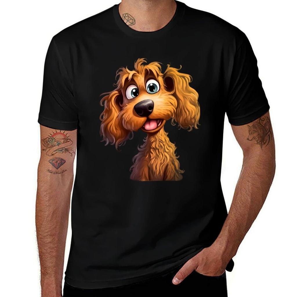 Funny And Fun Dog Mutt Tshirt Work Short Sleeve Cotton Top