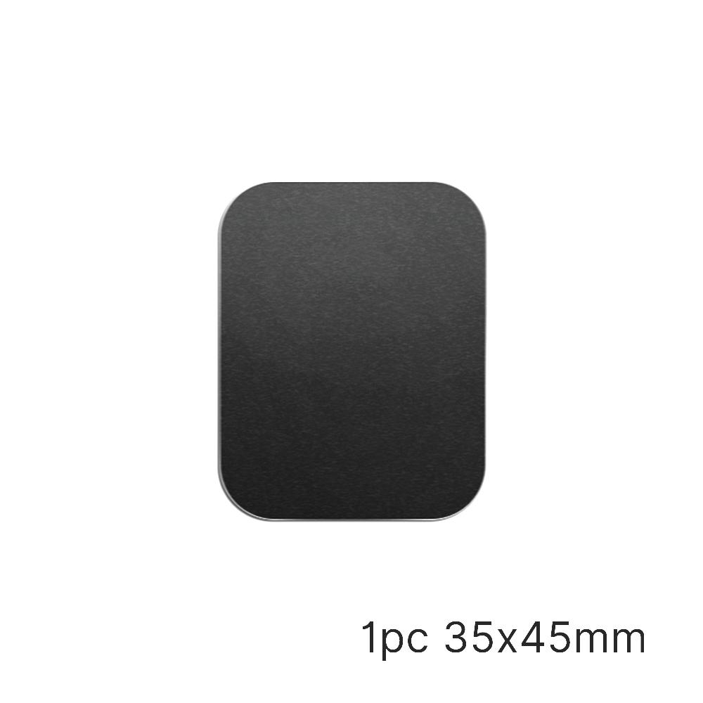 Magnetiska metallplattor Självhäftande magnetdiskar Järnplåtar för Iphone Xs X Samsung Bil Mobiltelefon Bilplatta Skrivbordsfäste