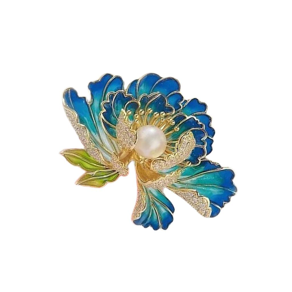 Enamel Animal Brooch Women Flower Lapel Pin Wedding Party Corsage Jewelry Fruit Brooch Suitable for Various Occasion