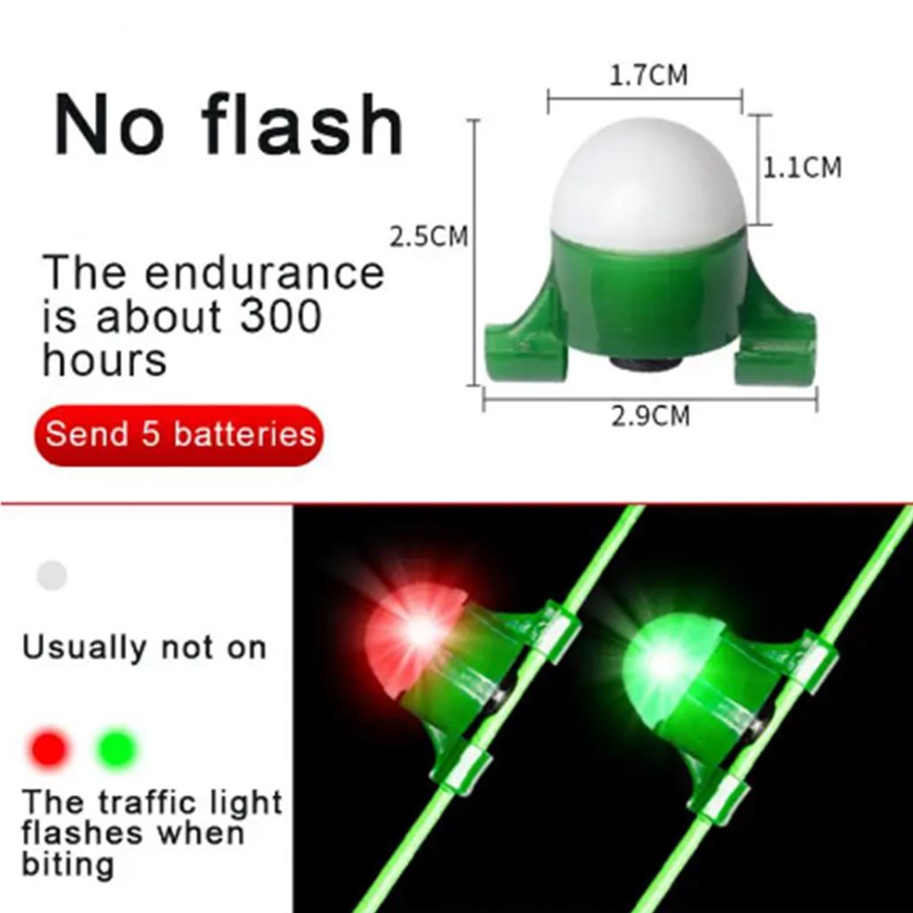 Fishing Bait Alarm Light Visible Up To 100m Fishing Bells with Intelligent Motion Sensor for All Night Fishing