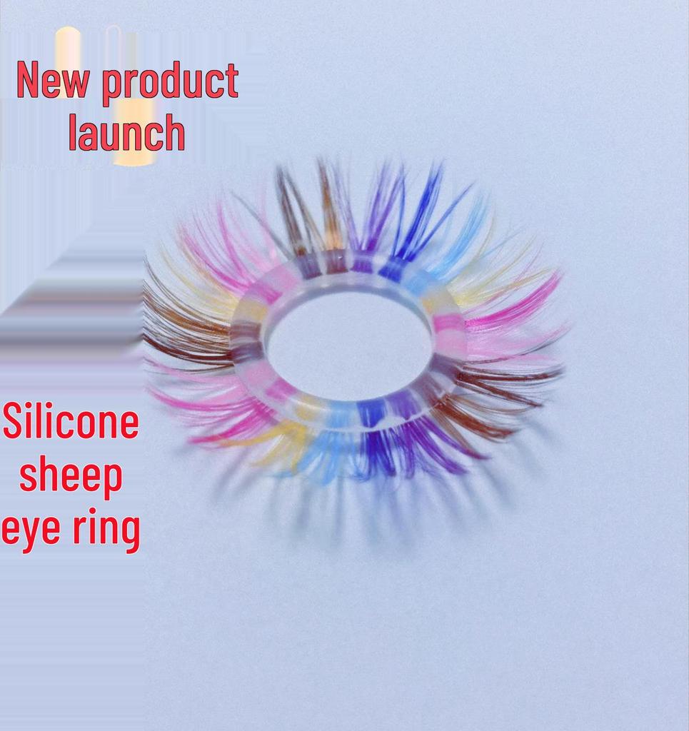 Silicone Sheep Eye Ponytail Cock Ring Hair Tie