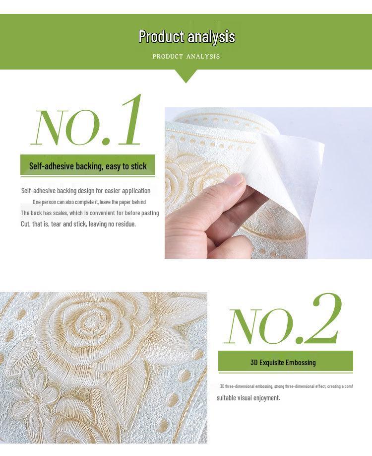 Plintă Decorativă Impermeabilă din PVC și Autocolante de Perete pentru Casă