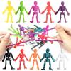 5Pcs Halloween Dehnbar Skelett Party Favors Tpr Weichgummi Zombie Horror Stress Relief Spielzeug Halloween Geschenke Für Mann Kinder