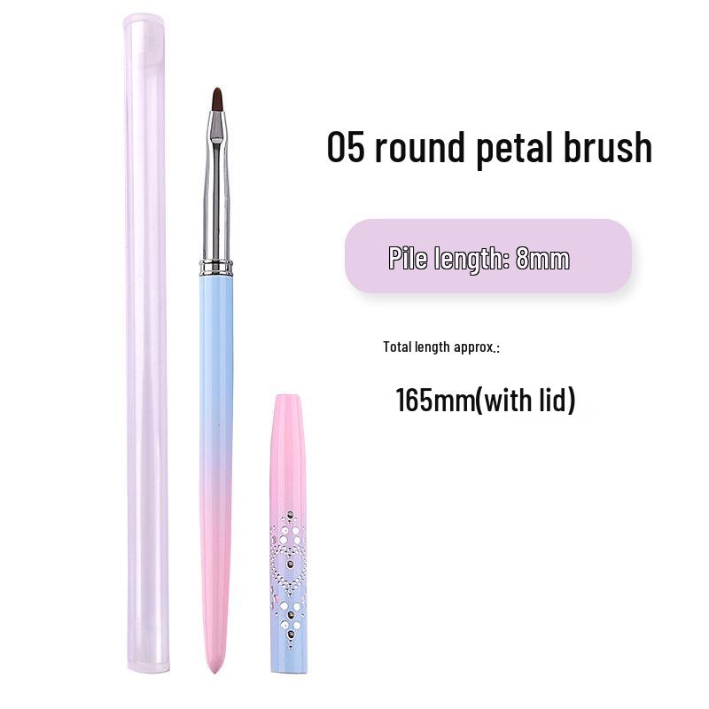 15-teiliges Nailart-Stift-Set: Linien-, Ombre-, Schnitz-, Mal- und Gelpinsel.