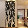 DIY Wall Sticker Mirror Tree Decals Self-adhesive Acrylic Art Wall Tile Sticker Decor 3D Wall Stickers TV Background Decoration