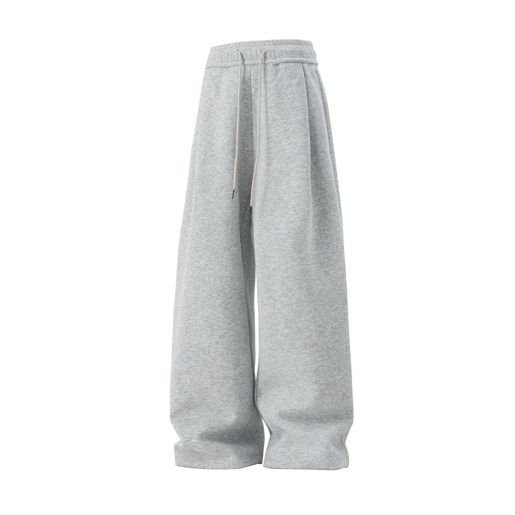 Streetwear Casual Pants With Thickened Polyester Fabric For Youth Lounge Comforts