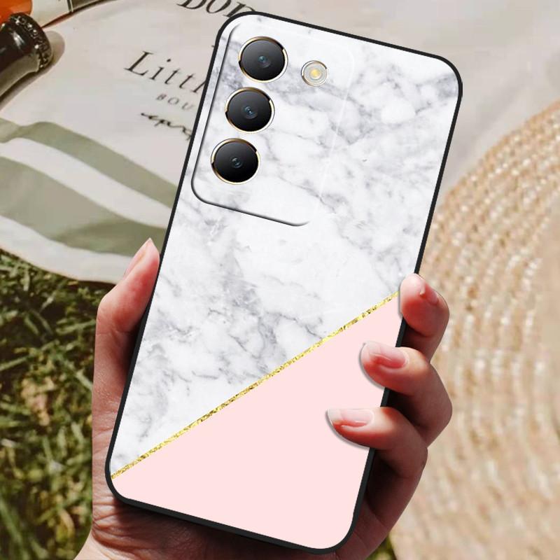 For Vivo V40 SE Case Luxury Cute TPU Soft Silicone Phone Covers for Vivo V40 SE 5G Protector Shells Bumpers Para Vivo V40SE Capa