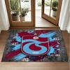 Trabzonspor FC Design Kristall-Samt-Teppich Weiche Dekorationsmatte für Schlafzimmer Eingang