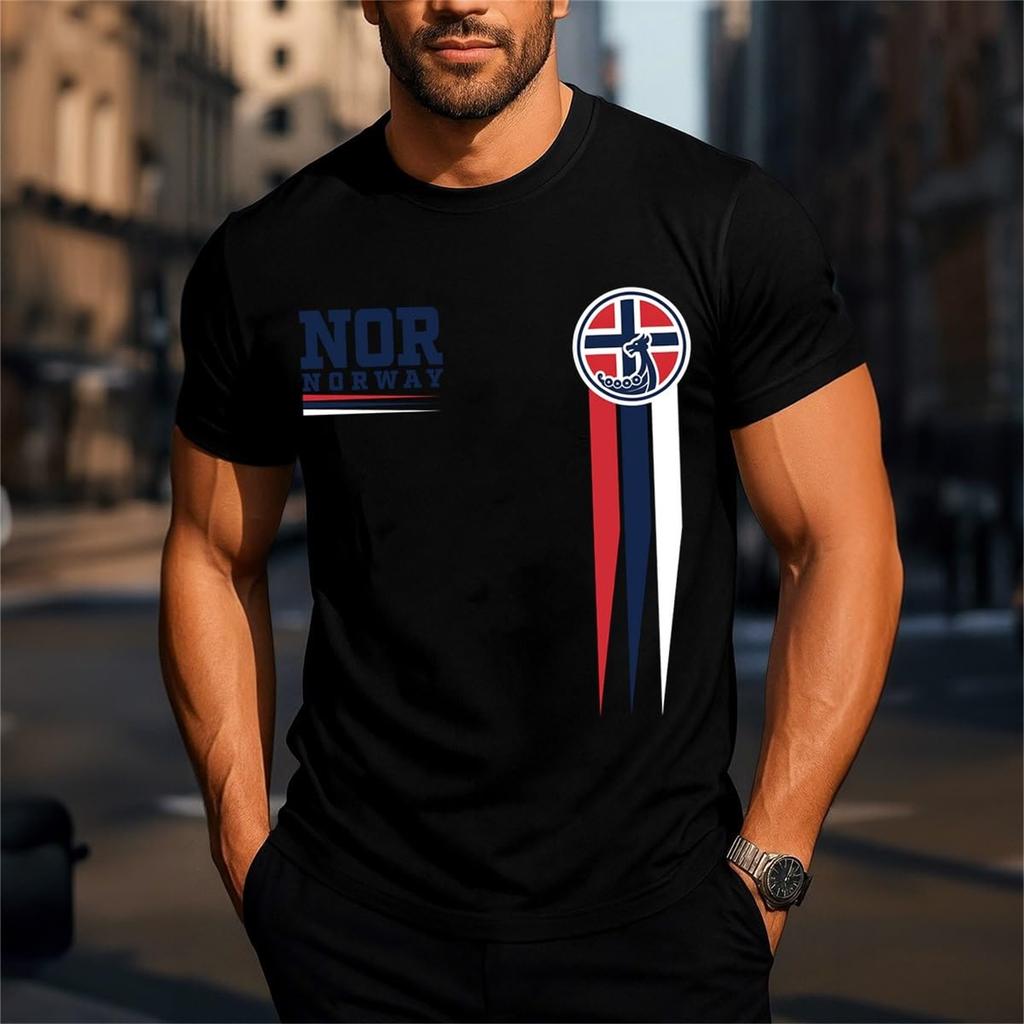Unisex Soccer Fan Short Sleeve T-Shirt for Men and Women, Casual Sports Top for Day
