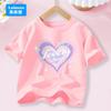 Kids Short-Sleeve t shirts My Little Soda Pop Children's Summer Pure Cotton Loose Tees Boys Girls Casual Tee Tops