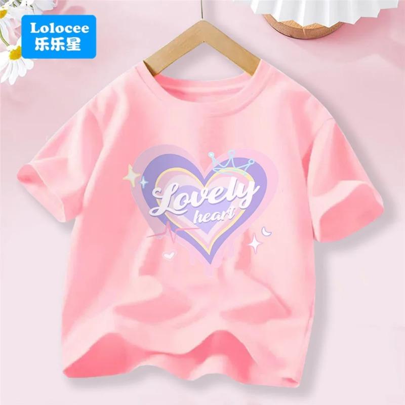 

Kids Short-Sleeve t shirts My Little Soda Pop Children s Summer Pure Cotton Loose Tees Boys Girls Casual Tee Tops 110